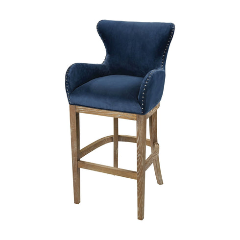 Elk Roxie Navy Bar Chair Model: 1204-030