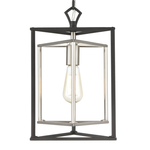 Elk Salinger 1 Light Mini Pendant In Charcoal Model: 12234/1
