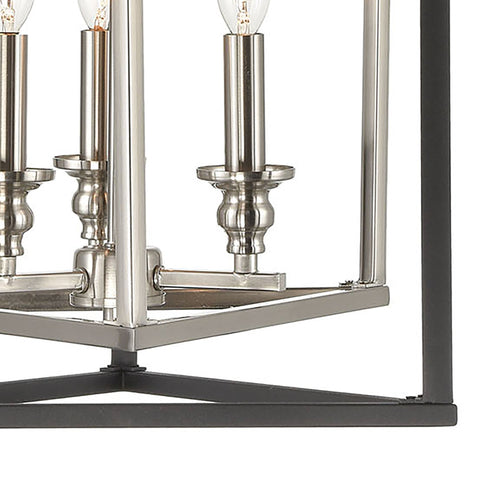 Elk Salinger 3 Light Pendant In Charcoal Model: 12235/3