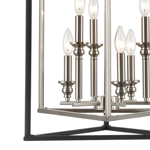 Elk Salinger 6 Light Pendant In Charcoal Model: 12236/6