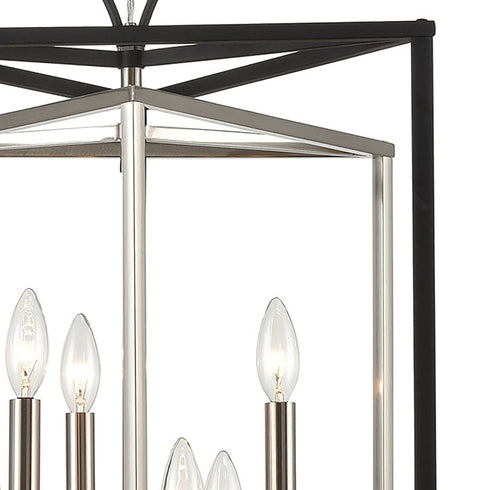 Elk Salinger 6 Light Pendant In Charcoal Model: 12236/6