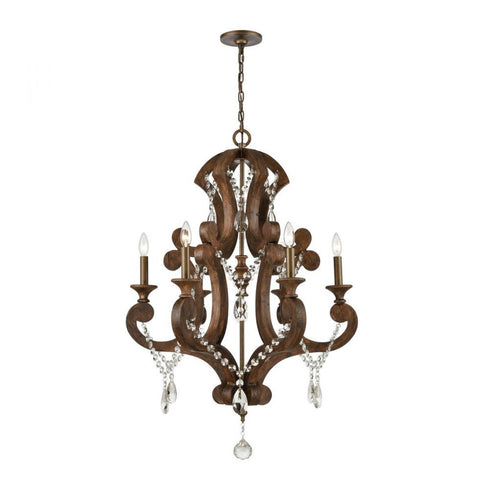 Elk San Sebastian Chandelier Model: 12256/6