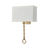 Elk Shannon 2 Light Sconce In Warm Brass With Model: 75040/2