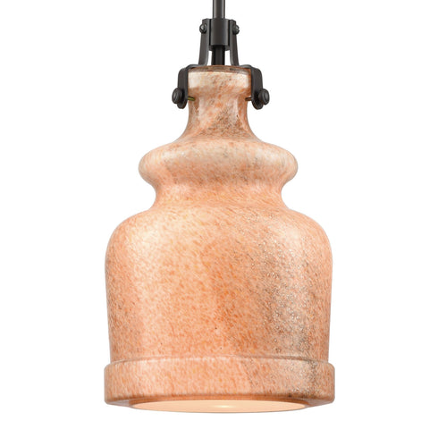 Elk Sheffield 1 Light Mini Pendant In Oil Rubbed Model: 60135/1
