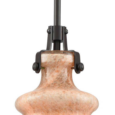 Elk Sheffield 1 Light Mini Pendant In Oil Rubbed Model: 60135/1