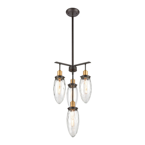 Elk Shinzu 4 Light Chandelier In Oil Rubbed Model: 16327/4
