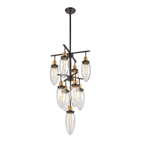 Elk Shinzu 9 Light Chandelier In Oil Rubbed Model: 16328/9