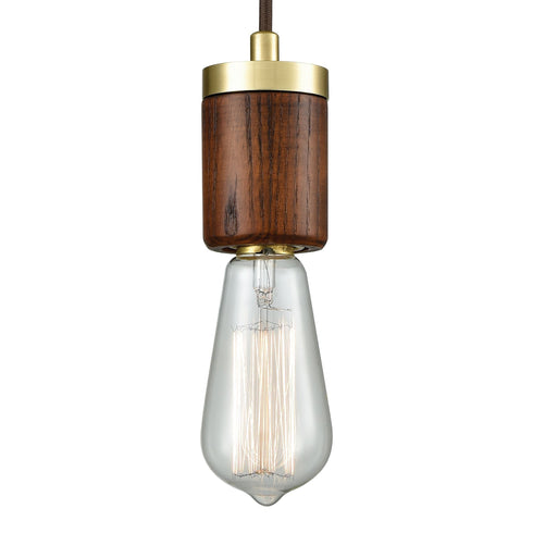 Elk Socketholder 1 Light Mini Pendant In Satin Model: 33225/1