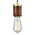 Elk Socketholder 1 Light Mini Pendant In Satin Model: 33225/1