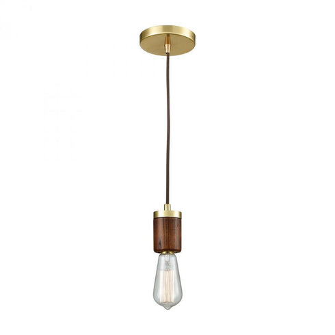 Elk Socketholder 1 Light Mini Pendant In Satin Model: 33225/1