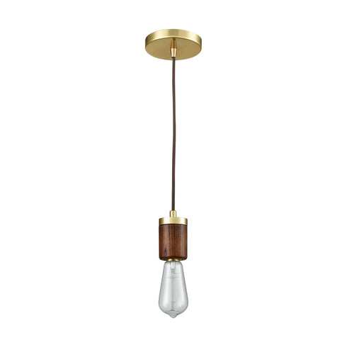 Elk Socketholder 1 Light Mini Pendant In Satin Model: 33225/1