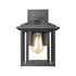 Elk Solitude 1 Light Sconce In Matte Black With Model: 87130/1