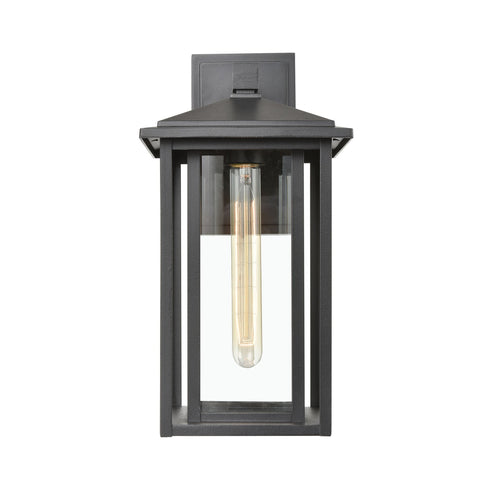 Elk Solitude 1 Light Sconce In Matte Black With Model: 87133/1