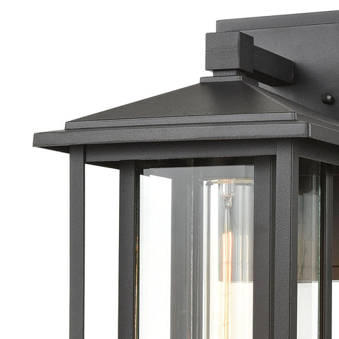 Elk Solitude 1 Light Sconce In Matte Black With Model: 87133/1