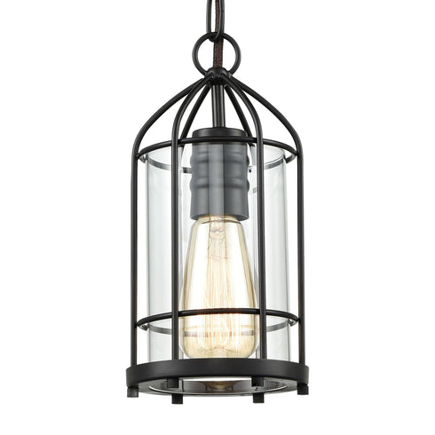 Elk Southwick 1 Light Mini Pendant In Oil Rubbed Model: 46284/1