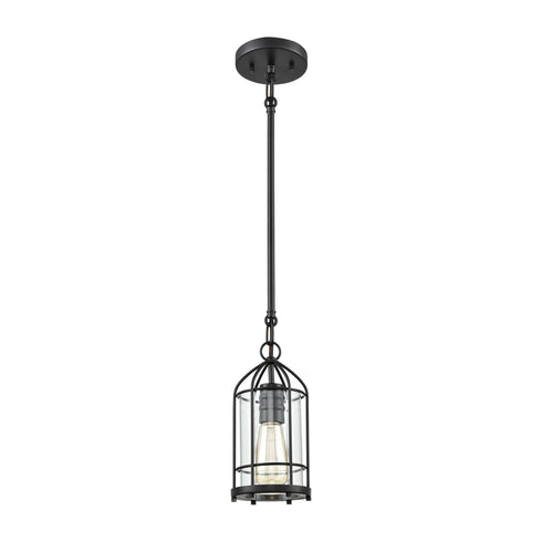 Elk Southwick 1 Light Mini Pendant In Oil Rubbed Model: 46284/1