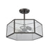 Elk Spencer 2 Light Semi Flush In Oil Rubbed Model: 10351/2