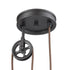 Elk Spindle Wheel 1 Light Adjustable Pendant In Model: 69083/1