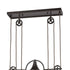 Elk Spindle Wheel 4 Light Island Light In Oil Model: 69089/4