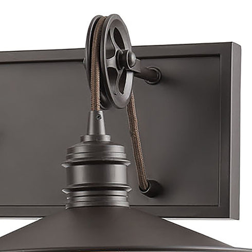 Elk Spindle Wheel 4 Light Vanity Light In Oil Model: 69087/4