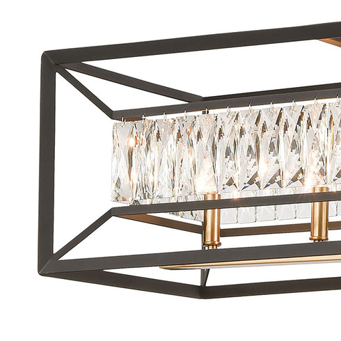 Elk Starlight 6 Light Linear Chandelier In Model: 11186/6