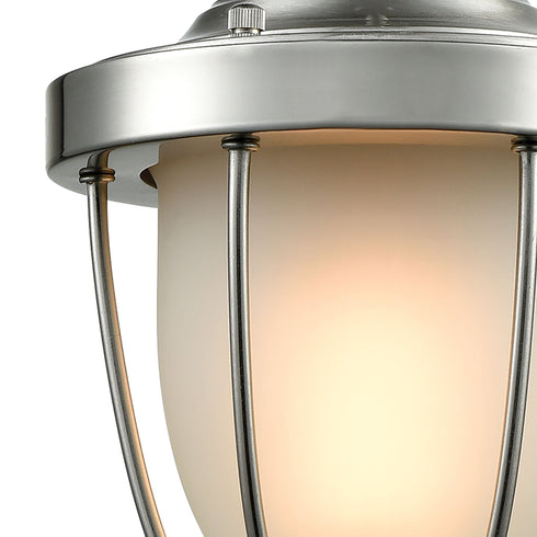 Elk Sturgis 1 Light Mini Pendant In Satin Nickel Model: 33110/1