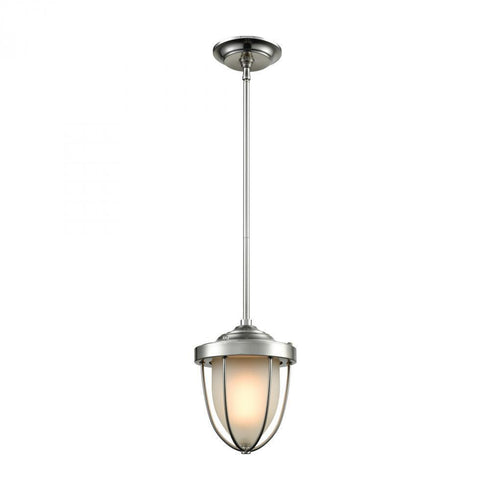 Elk Sturgis 1 Light Mini Pendant In Satin Nickel Model: 33110/1