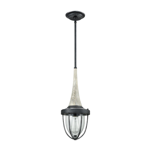 Elk Sturgis 1 Light Mini Pendant In Silvered Model: 33130/1