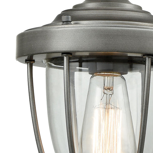 Elk Sturgis 1 Light Mini Pendant In Weathered Model: 33100/1