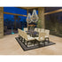 Elk Summerton 4 Light Chandlier In Washed Gray Model: 33193/4