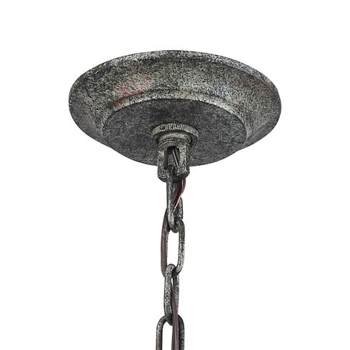 Elk Summerton 4 Light Chandlier In Washed Gray Model: 33193/4
