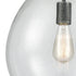 Elk Sunderland 1 Light Mini Pendant In Silvered Model: 56640/1