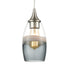Elk Sutter Creek 1 Light Mini Pendant In Satin Model: 25098/1