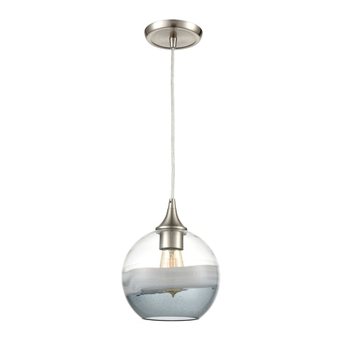 Elk Sutter Creek 1 Light Mini Pendant In Satin Model: 25099/1