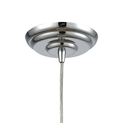 Elk Swirl 1 Light Mini Pendant In Polished Chrome Model: 56595/1