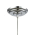 Elk Swirl 1 Light Mini Pendant In Polished Chrome Model: 56595/1