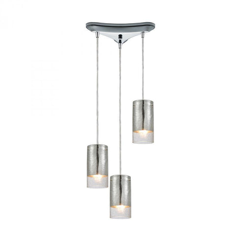 Elk Tallula 3 Light Triangular Pendant Fixture In Model: 10570/3