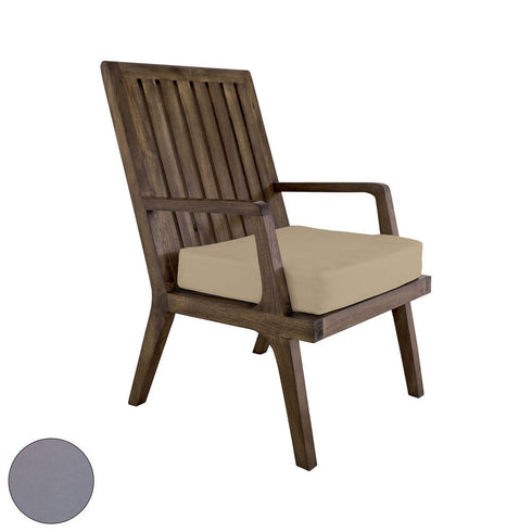 Elk Teak Armchair Cushion In Grey Model: 2317010GO