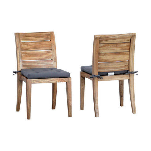 Elk Teak Cushion For 6918504p In Grey (set Of 2) Model: 2318502S-GO