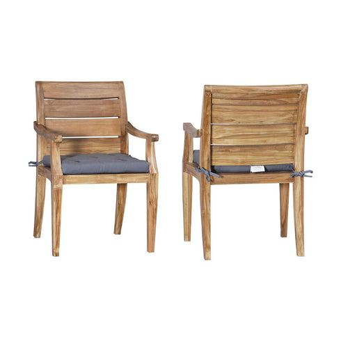 Elk Teak Cushion For 6918505p In Grey (set Of 2) Model: 2318501S-GO