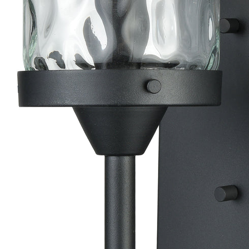 Elk Torch 1 Light Outdoor Wall Lamp In Charcoal Model: 45400/1