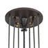 Elk Torque 6 Light Chandelier In Vintage Rust And Model: 65154/6