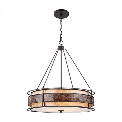 Elk Tremont 3 Light Chandelier In Tiffany Bronze Model: 70264/3