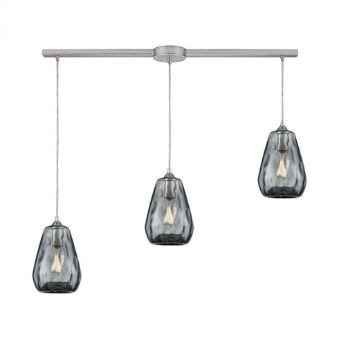 Elk Tulare 3 Light Linear Mini Pendant Fixture In Model: 25101/3L