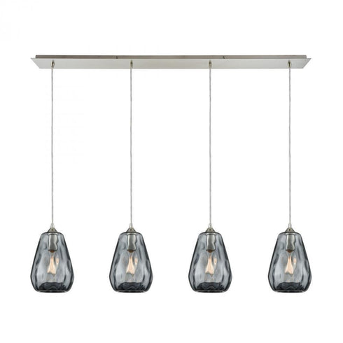 Elk Tulare 4 Light Linear Pendant Fixture In Model: 25101/4LP