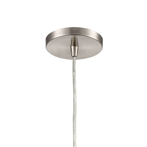 Elk Turbulence 1 Light Mini Pendant In Satin Model: 85211/1