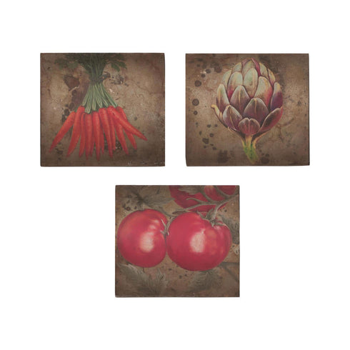 Elk Veggie Botanicals On Arched Tin Model: 165025SG