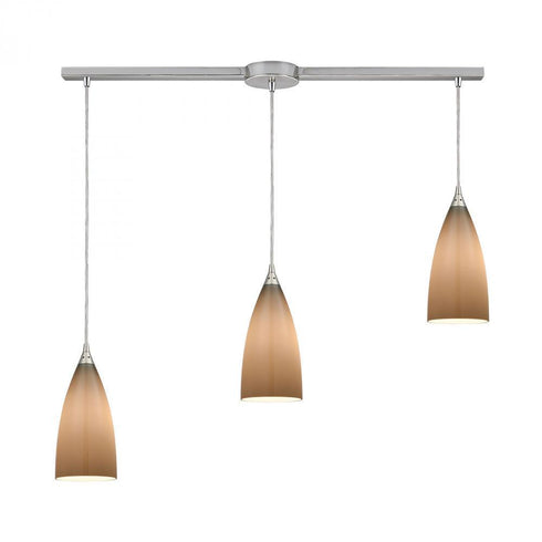 Elk Vesta 3 Light Linear Mini Pendant Fixture In Model: 2584/3L