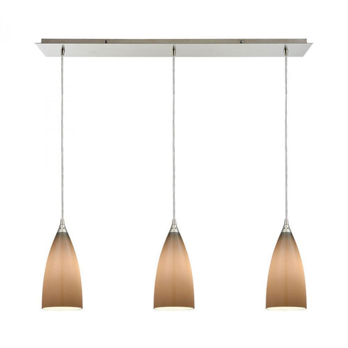Elk Vesta 3 Light Linear Mini Pendant Fixture In Model: 2584/3LP
