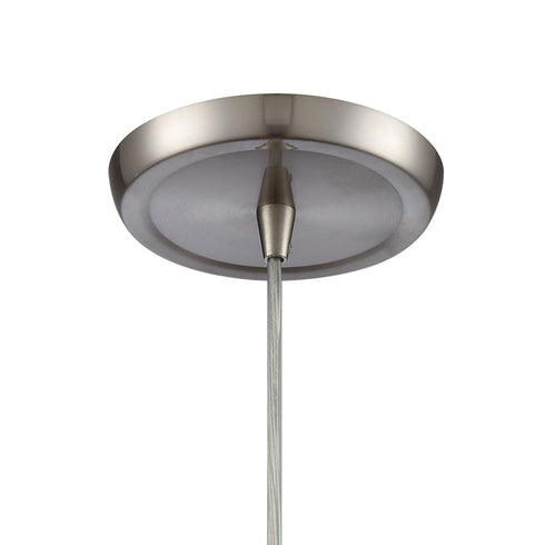 Elk Villiska 1 Light Mini Pendant In Satin Nickel Model: 10930/1